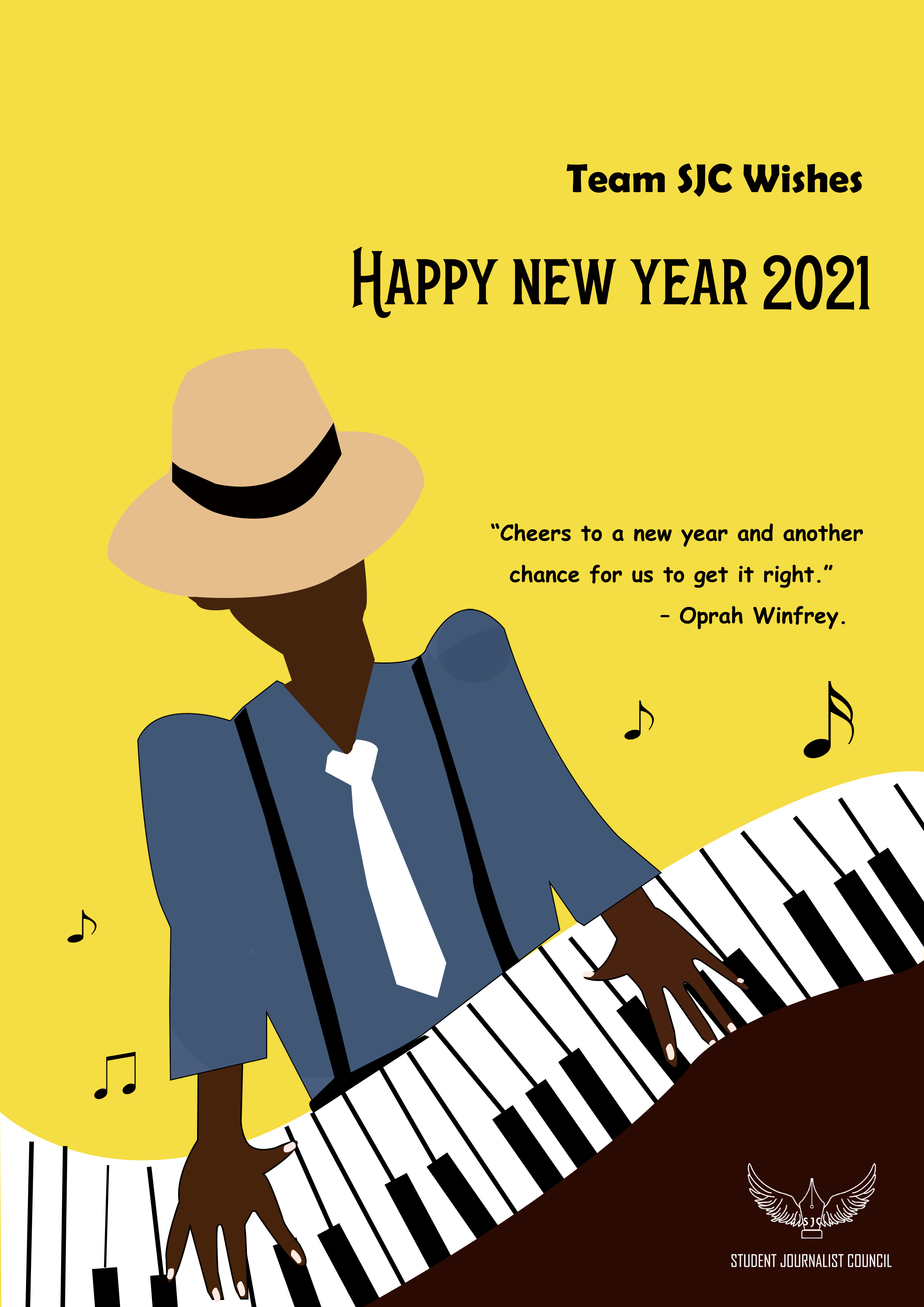 New year 2021 poster